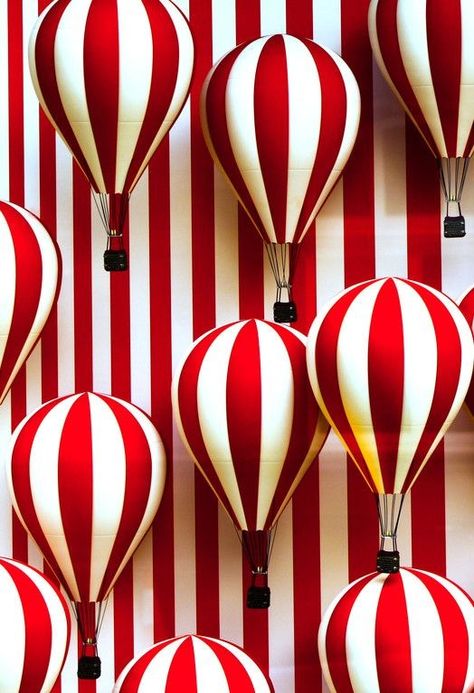 Red Mode Editorials, I See Red, Simply Red, Hot Air Balloons, Foto Art, Air Balloons, Red Aesthetic, Op Art, Shades Of Red