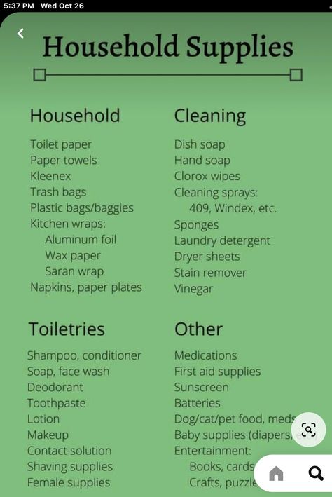 Emergency Stockpile List, Household List, Stockpile List, 2024 Budget, Household Management Binder, First Home Checklist, Groceries List, Household Cleaning Schedule, Family Management