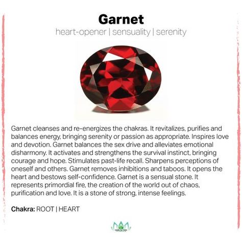 Metaphysical Properties of Garnet #Garnet #Crystals #Gemstones Trend Clothes, Crystals Healing Properties, Spiritual Crystals, Gemstone Meanings, Crystal Therapy, Crystal Healing Stones, Love Anniversary, Crystal Magic, Crystal Meanings