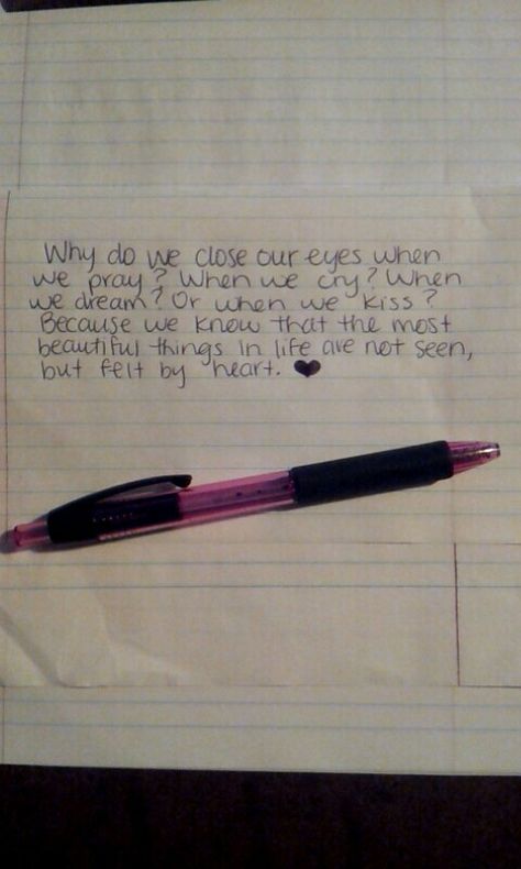 Why do we close our eyes when we pray? When we cry? When we dream? Or when we kiss? Because we know that the most beautiful things in life are not seen, but felt by heart. Why Do We Kiss, Beautiful Things In Life, Everything Good, Eyes Closed, Happy Vibes, Everything Is Awesome, Beautiful Things, Your Eyes, Most Beautiful