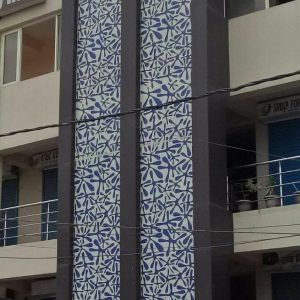 Acp Cnc Designs, Pvc Jali Design, Mdf Jali Design Front Elevation, Glass Elevation Design, Grc Jali Design, Wpc Jali Design, Acp Sheet Design, Store Elevation, Jali Partition