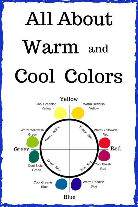 Learn all about warm and cool colors and how to use them in your painting. Learn what warm and cool colors are and what color temperature is. This is a tutorial in how improve the color in your painting by using temperature. How to use warm and cool colors in painting and art. #coolandwarmcolors #colortemperature Watercolour Lessons, Color Mixing Chart Acrylic, Color Mixing Guide, Mixing Paint Colors, Art And Painting, Color Theory Art, Art 101, Basic Painting, Color Mixing Chart