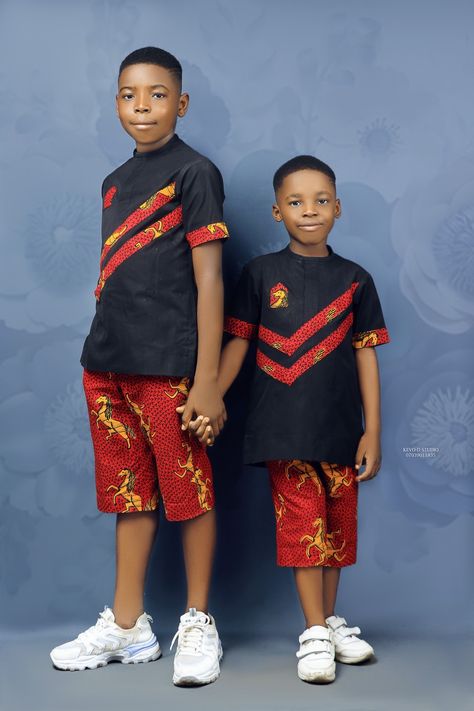 African Kids Fashion Dresses, African Kids Clothes, Kitenge Designs, African Wear For Men, African Attire For Men, Latest African Men Fashion, African Dresses Men, 2piece Outfits, African Dresses For Kids