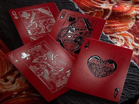 Red Poker Cards Aesthetic, Red Card Aesthetic, Playing Cards Aesthetic, Jester Outfit, Cards Aesthetic, Gold Playing Cards, Heather Chandler, Jack Of Hearts, Fall Room