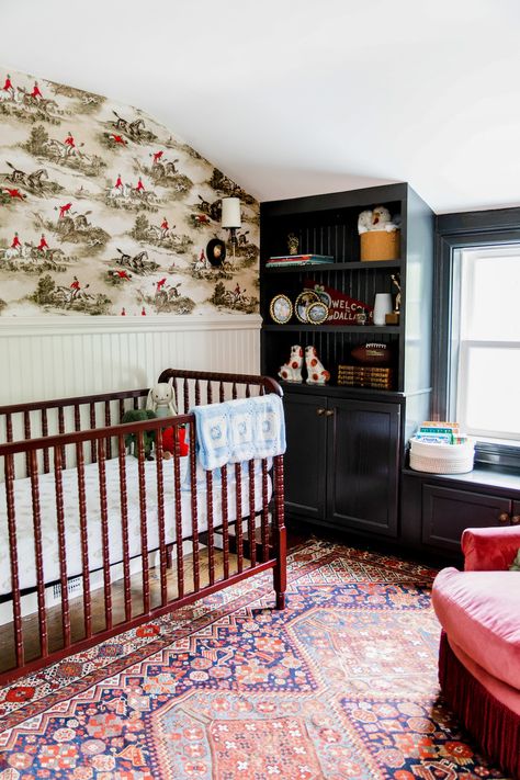 Our Baby Boy’s Nursery Reveal Traditional English Nursery, Old English Nursery, Eclectic Boy Nursery, Vintage Americana Nursery, Ralph Lauren Inspired Nursery, Preppy Boy Nursery, Ralph Lauren Nursery Baby Boy, Vintage Boys Nursery, Traditional Boy Nursery