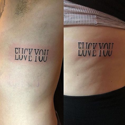 No Love Tattoo, Tattoo Ideas For Best Friends, Love Tattoo Ideas, Couple Tattoos Unique Meaningful, Maching Tattoos, Brother Sister Tattoo, Matching Friend Tattoos, Tattoos Matching, Brother Tattoos