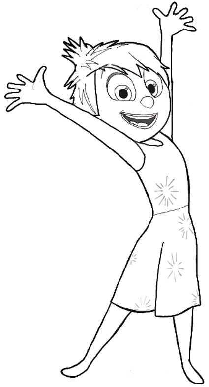 Inside Out Coloring, Joy From Inside Out, New Pixar Movies, Inside Out Coloring Pages, Joy Inside Out, Inside Out Characters, How To Draw Steps, Disney Art Drawings, Easy Drawings For Kids