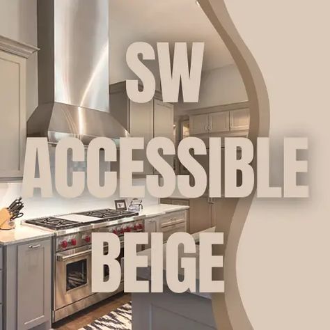 Aiming to paint your kitchen cabinets accessible beige, but aren't sure what color and undertones go well with it? Then stop right here as this article Kitchen Cabinets Painted In Accessible Beige, She Twin Williams Accessible Beige, Accesible Beige Sherwin Williams Kitchen Cabinets, Accessible Beige Color Palette Kitchen, Flooring To Go With Accessible Beige, Assessable Beige Cabinets, Kitchens With Beige Cabinets, Balanced Beige Kitchen Cabinets, Assessable Beige Coordinating Colors