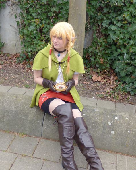 Forest_07 as Linkle | #HyruleWarriorsDefinitiveEdition #HWDE Brown Thigh Boots, Linkle Cosplay, Legend Of Zelda Characters, Elf Cosplay, Thigh Boots, Legend Of Zelda, Elf, Video Games, Zelda