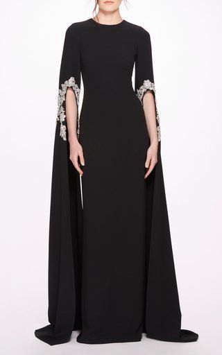 Women's Pamella Roland Resort 2023 Collection | Moda Operandi Unique Bridesmaid Dresses, Pamella Roland, Unique Bridesmaid, Abaya Designs, Muslimah Fashion Outfits, Cape Sleeves, Black Gown, Evening Dresses Elegant, Gowns With Sleeves