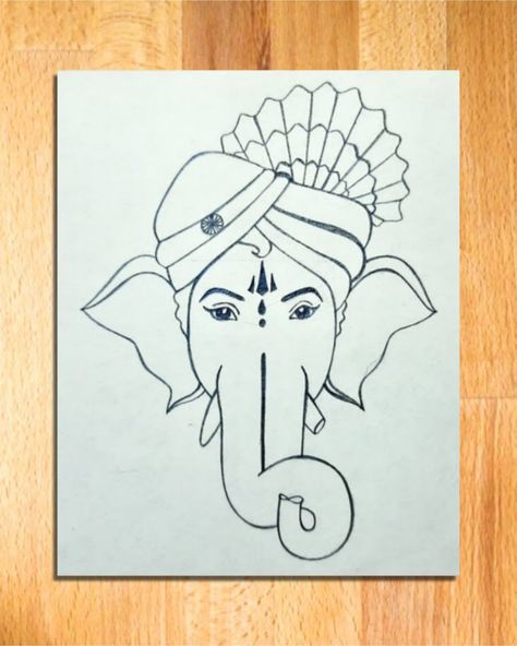 Easy Ganpati Drawing | Independence Day Drawing | How to Draw Lord Ganesha for Independence Day || lord ganesha drawing, how to draw ganpati bappa, easy drawing of ganpati bappa, ganpati bappa pencil drawing, lord ganesha sketch, lord ganesha pencil drawing, art videos, god drawing, pencil drawing, simple drawing, line arts, drawing tutorial, vivek art academy. Ganesh Ji Pencil Sketch Easy, Ganpati Bappa Simple Drawing, Ganesha Face Drawing, Ganesh Ji Painting On Canvas Easy, Ganpati Sketch Easy, Vinayagar Drawing Easy, Ganesh Ji Sketch Easy, Ganpati Ji Drawing, Lord Ganesha Drawing Easy