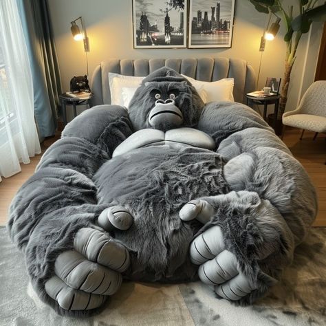 Cozy up in gorilla-shaped fluffy beds 🦍⁠ ⁠ by @designideahub⁠ ⁠ 1️⃣Share this with someone who would love this.⁠ ⁠ #productdesign #productdesigner #designinspiration #designinspirations #innovativedesign #innovativeproducts #moderndesign #industrialdesigner #designlove #designideas #archiproducts #creativedesign #homedecoration #design #designdeinteriores #housebeautiful #architecturedesign #minimalism #designlife #innovation #innovations #gadget #gadgetsnews