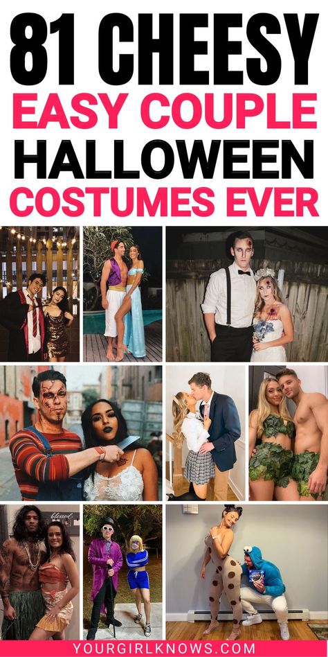 Looking to match costumes with your boo this boo day? These cutest couple Halloween costumes are your way to go! East Couples Halloween Costumes, Couples Costume Easy Last Minute, Best Couple Halloween Costumes Unique, Couple Halloween Costumes Baseball, Halloween Costumes Couples Cold Weather, Married Couple Costumes Halloween, Best Couples Costumes 2023, Unique Couple Halloween Costumes Diy, Easy Costume Couple Ideas