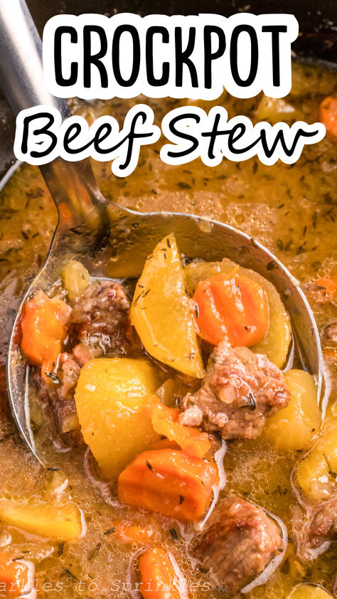 There’s something incredibly comforting about a warm, hearty bowl of beef stew, especially when it’s effortlessly made in your crockpot. This Crockpot Beef Stew recipe is perfect for those busy days when you need a delicious, home-cooked meal but don’t have hours to spend in the kitchen. Stew In Crockpot Beef, Crockpot Beef Stew Meat Recipes, Home Made Beef Stew Crock Pot, Stew Beef Recipes Crockpot, Beef Stew In Crockpot, Simple Slow Cooker Beef Stew, Crockpot Stew Recipes, Stew In Crockpot, Slow Cooker Beef Stew Allrecipes