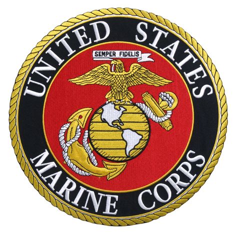 Marine Corps Insignia, Marine Corps Emblem, Biker Vest Patches, Marines Corps, Marines Logo, Usmc Veteran, Military Logo, Vest Patches, Tattoos Pictures