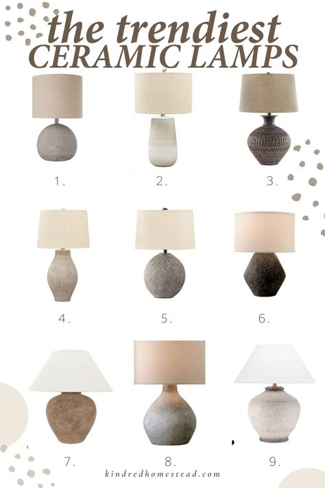 Affordable Table Lamps, Ceramic Lamps, Pottery Lamp, Table Lamps Living Room, Table Lamps For Bedroom, Room Lamp, Ceramic Lamp, Pottery Designs, Modern Table Lamp