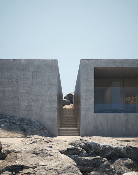 Turkey Architecture, Brutalist House, Kelly Behun, Architecture Residential, Brutalism Architecture, Concrete Houses, Japan Architecture, Concrete Architecture, Minimal Architecture