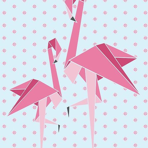 Origami Flamingo Paper Folding Art, Flamingo Tattoo, Preschool Decor, Origami Architecture, Origami Swan, Tropical Architecture, Origami Butterfly, Origami Owl Jewelry, Butterfly Drawing