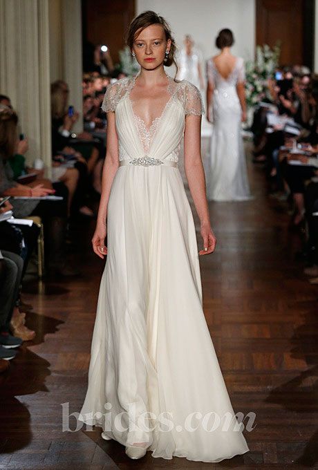 . Jenny Packham Wedding Dresses, Jenny Packham Bridal, 파티 드레스, Destination Wedding Dress, Chiffon Wedding Dress, 2015 Wedding Dresses, Wedding Dress Chiffon, Cap Dress, Jenny Packham