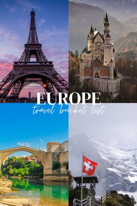 Plan your next trip to Europe this season with Travel Bucket list. This list covers all the popular and must-visit spots in each city for Europe. Europe Tour, Europe Bucket List, Trip To Europe, Europe Trip, Dream Travel Destinations, Bucket List Destinations, World Travel, Europe Destinations, Amazing Destinations