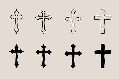 Decorative crucifix religion catholic symbol, Christian crosses. orthodox faith church cross icons design, isolated flat set. Orthodox Symbols, Teen Camp, Christian Crosses, Catholic Symbols, Cross Vector, Catholic Cross, Faith Church, Orthodox Christian Icons, Orthodox Cross