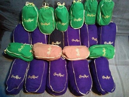 Crafts Using Crown Royal Bags | ThriftyFun Royal Crown Bag Ideas, How To Make A Quilt Out Of Crown Royal Bags, Repurpose Crown Royal Bags, Uses For Crown Royal Bags, What To Make With Crown Royal Bags, How To Make A Crown Royal Gnome, What To Make Out Of Crown Royal Bags, Crown Royal Bag Gnomes Diy, Crown Royal Bags Craft Ideas Diy