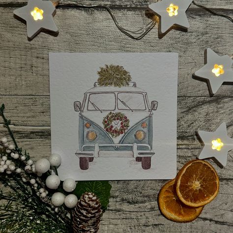 Driving Home For Christmas 2.0 🎄 Bringing back last years best sellers along with a few new additions. The reliant is definitely my favourite inspired by my partner and Alfie who enjoy watching only fools together. All cards available as a pack of 4 or individual cards. Follow the link on our bio to order. #christmas #reliantrobin #defender #clartisans #countrylife #countryliving #farming #britishwildlife Lino Christmas, Cards Drawing, Christmas Cards Drawing, Driving Home For Christmas, Driving Home, Beautiful Christmas Cards, Christmas Card Art, Home For Christmas, Vw Campervan