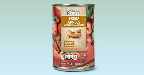 Aldi fans love canned fried apples: Here's how to used them Canned Fried Apples, Fall Baking Easy, Fried Apples Recipe Easy, Apples With Cinnamon, Apple Cinnamon Recipes, Apple Crisps, Baked Apple Recipes, Apple Cinnamon Bread, Sweet Potato Cinnamon