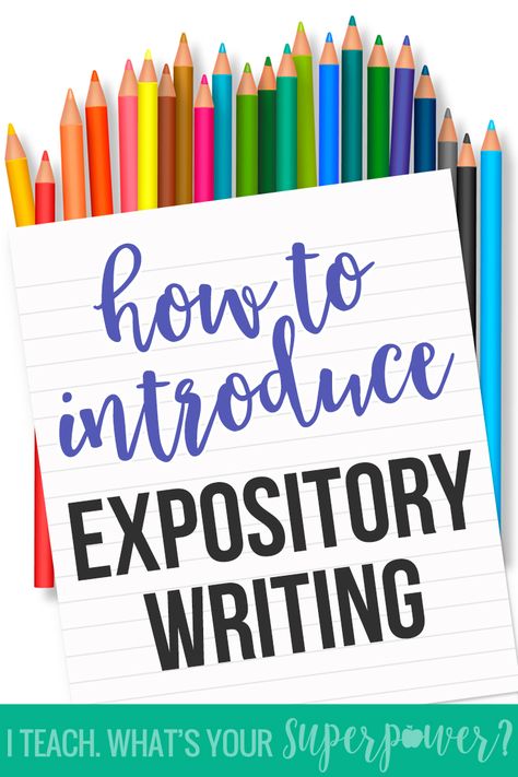 Great tips for getting started teaching expository writing to your third and fourth graders. Expository Writing Examples, Expository Writing Anchor Chart, Dt Coursework, Expository Writing Activities, Expository Writing Prompts, Persuasive Text, Teach Writing, Informative Writing, Writing Conferences