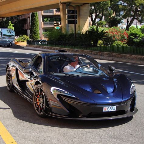 McLaren P1 painted in Navy Blue  Photo taken by: @paul1lacour on Instagram Blue Mclaren P1, Mclaren Cars, Blue Photo, Blue Highlights, Mclaren P1, Car Themes, Blue Car, Pretty Cars, Marine Blue