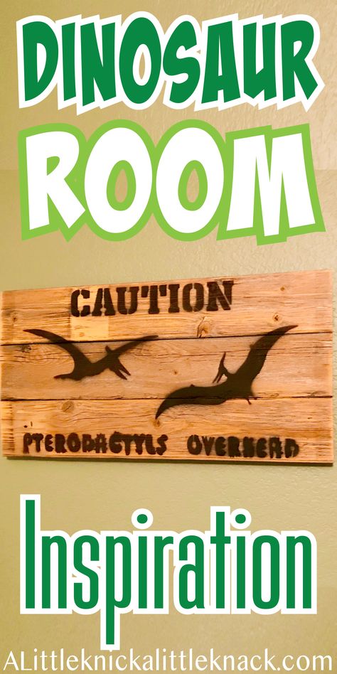 From a full wall mural to unique dinosaur storage ideas these are all the tips you need to create a picture perfect dinosaur bedroom! #dinosaurbedroom Diy Dinosaur Decor, Dinosaur Storage, Scrapbook Paper Wall Art, Dinosaur Mural, Mosslanda Picture Ledge, Boys Dinosaur Bedroom, Cubby Ideas, Dino Room, Dinosaur Decor Bedroom