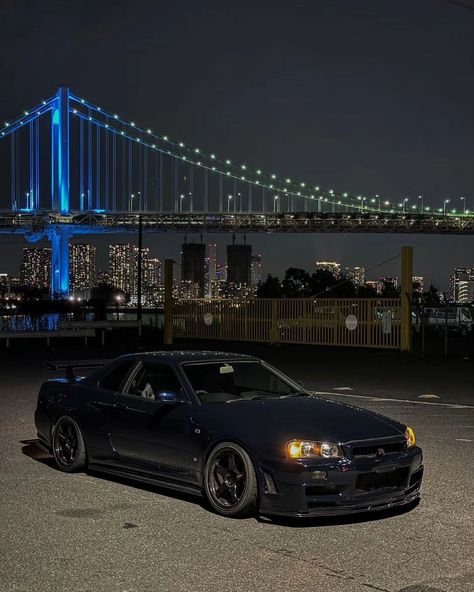 Nissan GT-R34 ❤️‍🔥 credit @er34gtr Nissan Gtr 34, Nissan Skyline Gtr R33, Nissan Gtr 35, Nissan Gtr R32, Gtr R32, Gtr 35, Jdm Nissan, R32 Skyline, Gtr Nismo