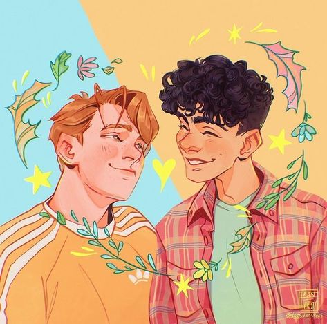 Heartstopper Art, Heartstopper Fanart, Lgbt Book, Alice Oseman, Heart Stopper, Alice Book, Stop Crying, Arte Sketchbook, Pretty Art