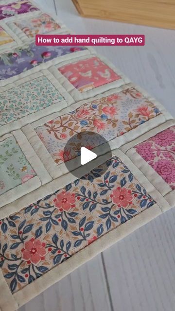 Hand Quilt As You Go, Daisy And Grace, Daisy And Grace Quilt As You Go Patterns, Daisy And Grace Quilt As You Go, Qayg Patterns, Quilt As You Go Tutorial Easy, Brick Quilt, Crazy Quilt Templates, Quilt Tips