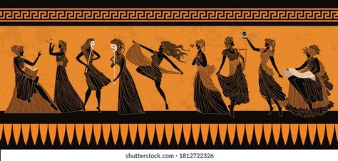 greek mythology muses Clio, Euterpe, Thalia, Melpomene, Terpsichore, Erato, Polymnia, Ourania and Calliope, Greek Chorus, Happy Sisters, The Muses, Ancient Greek Words, Daughter Of Zeus, Disney Hercules, Trials Of Apollo, A Muse, Beautiful Lyrics