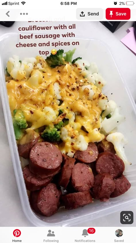 Meal Prep With Sausage, Keto Friendly Meal Prep, Keto Friendly Lunches For Work, Healthy Meal Prep For The Week Clean Eating, Food Without Carbs, Cauliflower Meal Prep, Sausage Meal Prep, Lunch Meal Prep For The Week, Simple Healthy Lunch Ideas