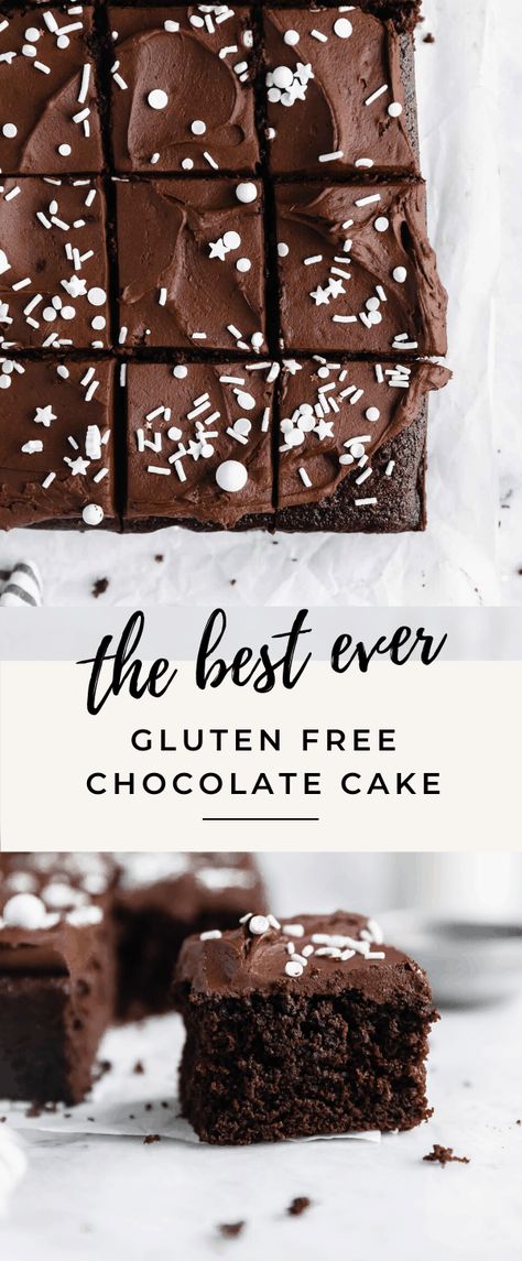 Gluten Free Chocolate Icing, Texas Sheet Cake Gluten Free, Easy Gluten Free Dessert Recipes, Gluten Free Crumb Cake, Gf Chocolate Cake Recipe, Easy Gluten Free Chocolate Cake, Gluten Free Dairy Free Chocolate Cake, Simple Gluten Free Desserts, Gluten Free Chocolate Bundt Cake