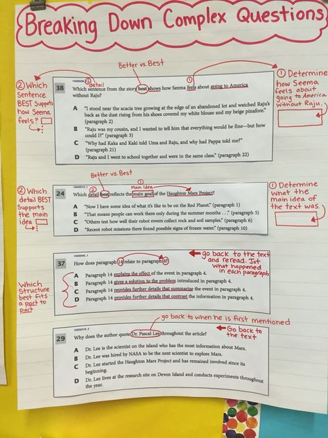 Point Of View Pixar Shorts, Reading Testing Strategies, Turn It In Bin, Eqao Grade 3 Prep, Reading Test Strategies, Test Strategies, Ela Anchor Charts, Reading Test Prep, Classroom Anchor Charts