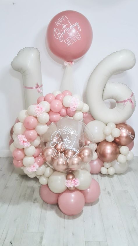 16th birthday balloons 16 Birthday Balloons, 16th Birthday Balloons, 16 Balloons, Sixteenth Birthday, Balloon Arch, 16th Birthday, Birthday Balloons, Balloon Decorations, Sweet 16