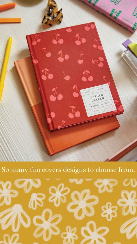 Planner Design Cover, Planner Cover Design Ideas, Notebook Design Ideas, Planner Cover Design, Academic Diary, Diary Cover, Diary Design, Unique Planner, Diary Covers