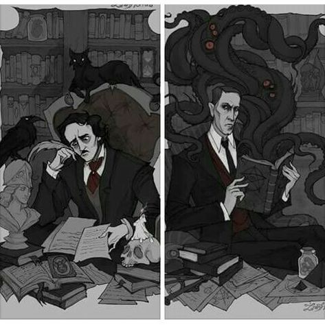 H.p. Lovecraft Aesthetic, Hp Lovecraft Aesthetic, H P Lovecraft Art, Hp Lovecraft Art, Lovecraft Aesthetic, Edgar Allan Poe Art, Lovecraft Art, Horror Literature, Lovecraftian Horror