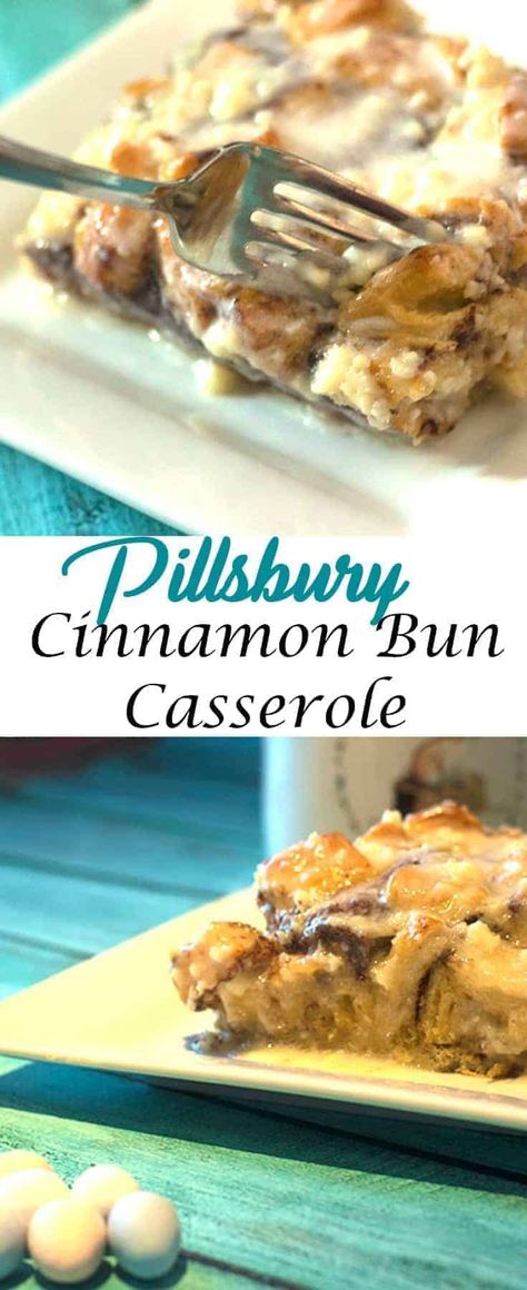 Cinnamon Bun Casserole, Pillsbury Ideas, Pillsbury Cinnamon Roll Recipes, French Toast Ideas, Cinnamon Roll French, Pillsbury Cinnamon Rolls, Cinnamon Bun Recipe, Cinnamon Roll French Toast, Toast Ideas