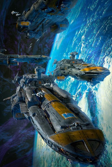 ArtStation - The Cobra Wars, Dave Seeley Space Ships Concept, Science Fiction Artwork, Sci Fi Spaceships, Starship Concept, Sci Fi Ships, Space Fantasy, Spaceship Art, Spaceship Concept, Spaceship Design