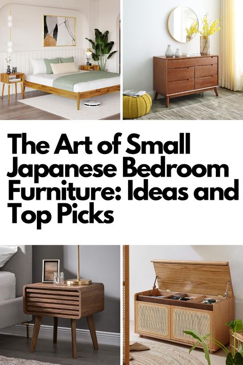 Discover the art of small Japanese bedroom furniture and create a serene, space-saving retreat! From Shikibuton beds to sleek dressers and multifunctional storage benches, these ideas bring minimalist elegance and functionality to compact spaces. Explore top picks for dressers, bed frames, nightstands, and more to infuse your bedroom with Zen-like tranquility and smart design. Achieve the perfect balance of style and efficiency for your small living area! Japanese Nightstand, Small Japanese Bedroom, Bedroom Japanese Style, Small Living Area, Japanese Inspired Bedroom, Japanese Style Bed, Japanese Style Bedroom, Japanese Bed, Small Space Furniture