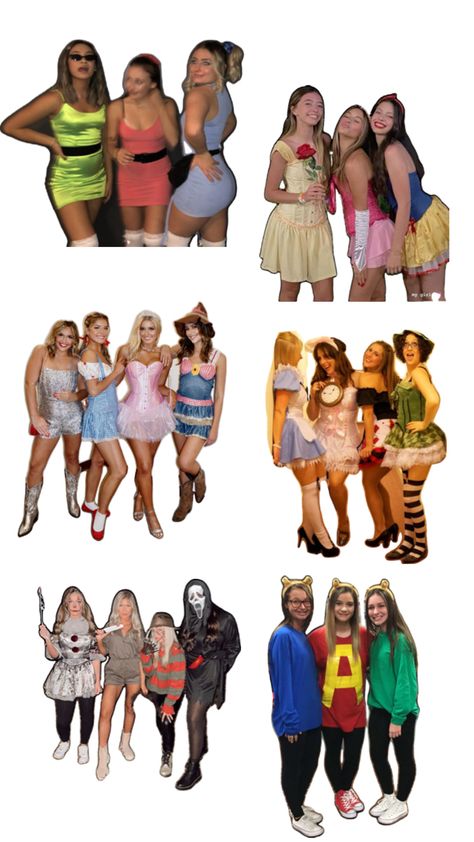 Halloween Group, Holloween Costume, Group Costumes, Cute Halloween Costumes, Big Little, Cute Halloween, Halloween Costumes, Halloween