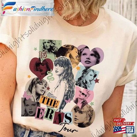 Taylor Swift Tshirt, Taylor Eras Tour, Eras Tour Shirt, Era Tour, Taylor Outfits, Taylor Swift Shirts, Taylor Swift Tour Outfits, T Shorts, Taylor Swift Concert