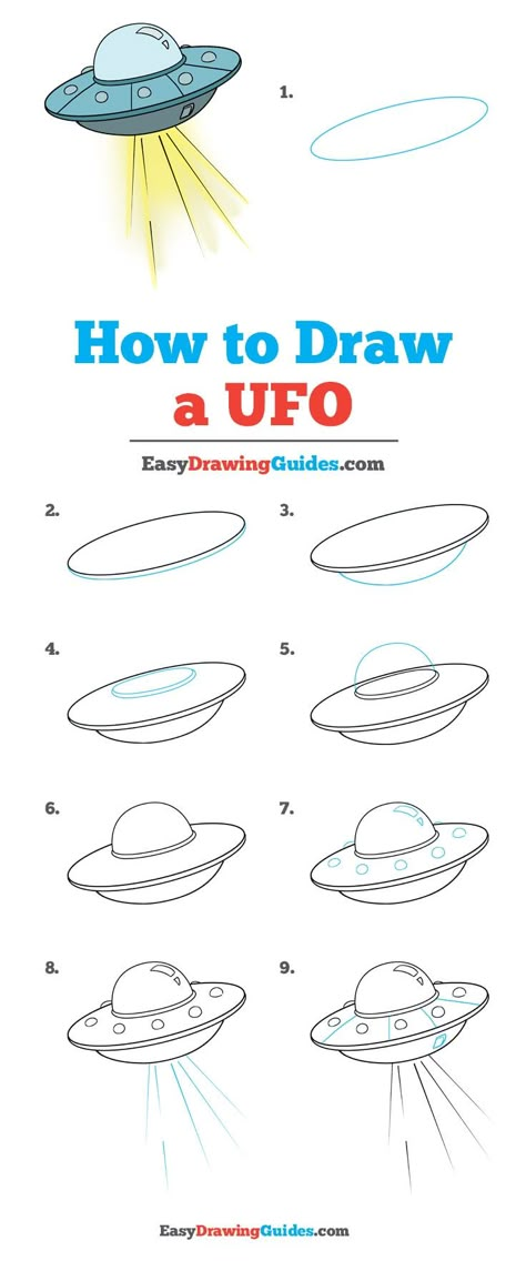 Learn How to Draw a UFO: Easy Step-by-Step Drawing Tutorial for Kids and Beginners. #UFO #DrawingTutorial #EasyDrawing See the full tutorial at https://easydrawingguides.com/how-to-draw-a-ufo/. How To Draw A Alien, How To Draw Beginner Step By Step, Easy Things To Draw Step By Step Doodles, How To Draw Alien, Easy Trippy Things To Draw Step By Step, Alien Painting Easy, Ufo Painting Easy, Trippy Drawing Ideas Easy Step By Step, Easy How To Draw Step By Step