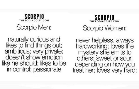 Scorpio Men vs Scorpio Women | Scorpio Quotes Scorpio Eyes, About Scorpio, Scorpio Compatibility, All About Scorpio, Quotes Crush, Zodiac Quotes Scorpio, Quotes Gratitude, Scorpio Scorpio, Astrology Scorpio