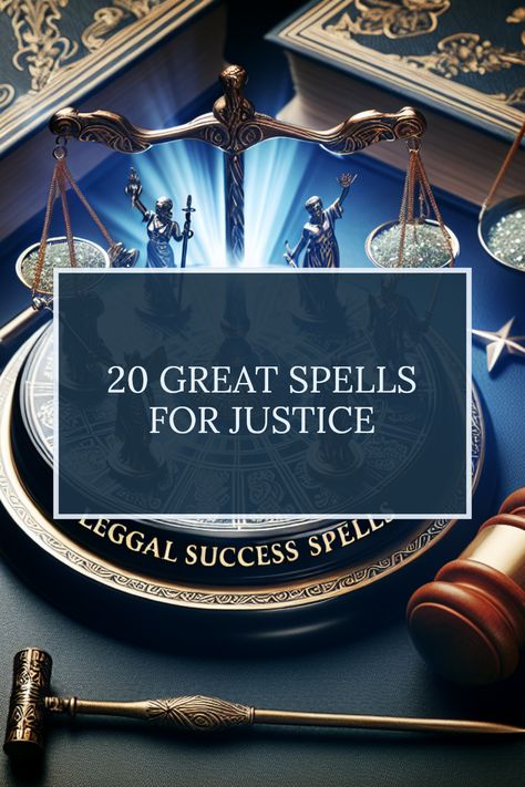 Explore amazing spells for achieving legal success and fairness in any situation. These powerful 20 spells are crafted for your protective needs and can help manifest the justice you seek. Whether needed in a court case, personal dispute, or seeking truth, these spells are perfect for beginners in witchcraft. Learn how to use herbal magic, candle rituals, and manifestation techniques designed to enhance your legal standing. Isn’t it time you took action towards the justice and results you're aiming for? Spell For Court Case, Justice Spells, Justice Spell, Candle Rituals, Truth Spell, Witchcraft Movie, Witchcraft Shop, Spells And Potions, Magic Candle