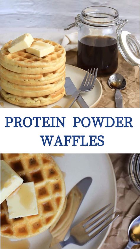 Protein Powder Waffles: A delicious low carb and diabetic-friendly breakfast option to kickstart your day without sugar. Protein Powder Waffles, High Protein Waffle Recipe, Waffle Ingredients, Gluten Free Protein, Protein Waffles, Low Carb Protein, Best Protein Powder, High Protein Low Calorie, Sugar Free Syrup